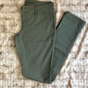 Army Green Skinny Pants